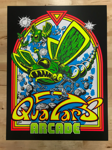 Screenprinted 5-Colour Black Light Poster by Dirty Donny - 18" x 24" Standard Edition